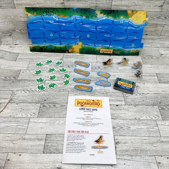 Milton Bradley Disney Pocahontas Canoe Race Game - 2 to 4 Players, Ages 7 & Up - Picture 4 of 10
